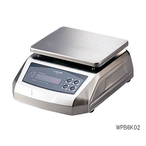 防塵防水電子天秤 (IP68規格準拠) 6000g WPB6K02