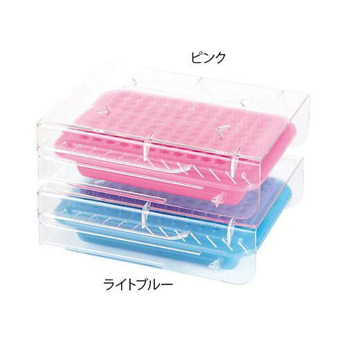 PCRクーラー (96ウェル) ピンク／ライトブルー 2個入 120729