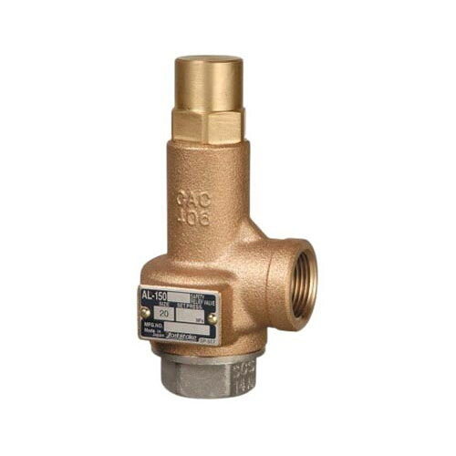 CAC製安全弁・ソフトシート AL-150T(0.56MPaSET)(15A、1／2B)接続：JISRc AL-150T[0.56MPaSET]-15A