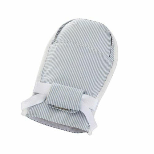 抜管防止手袋 (指先開閉紐固定タイプ) M (手首細) QG-S