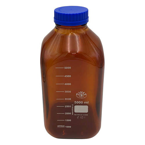 広口メディウム瓶 遮光 5000mL 2080M／H5000