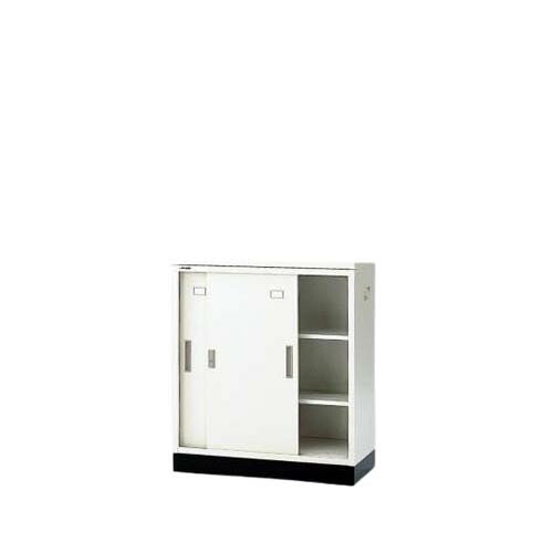 耐薬引違保管庫 スチール戸 880*400*880mm N-90D・OW