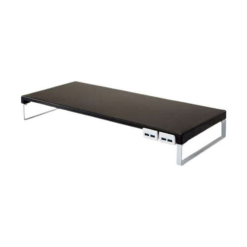机上台 幅590mm USB3.0ハブ付 黒 A7334-24