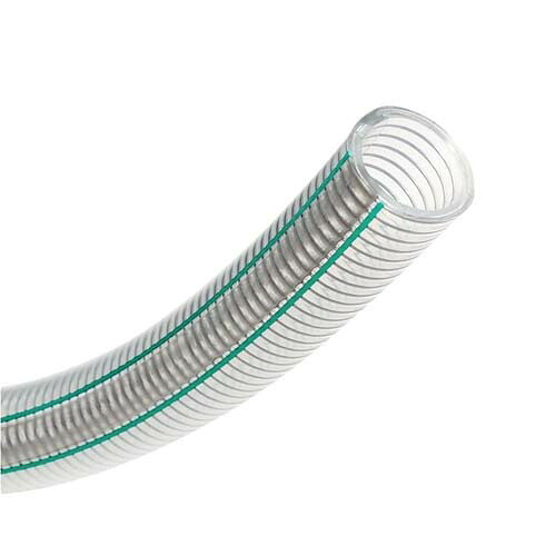 耐薬品・溶剤・食品用フッ素ホース トヨフッソSホース 内径25mm*外径33mm 長さ5m FFS-25-5