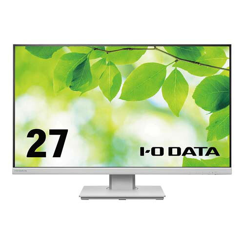 広広とした液晶見せびらかす 無償性表現スタイル照明ランプ 27型 白いこと LCD-DF271EDW-F