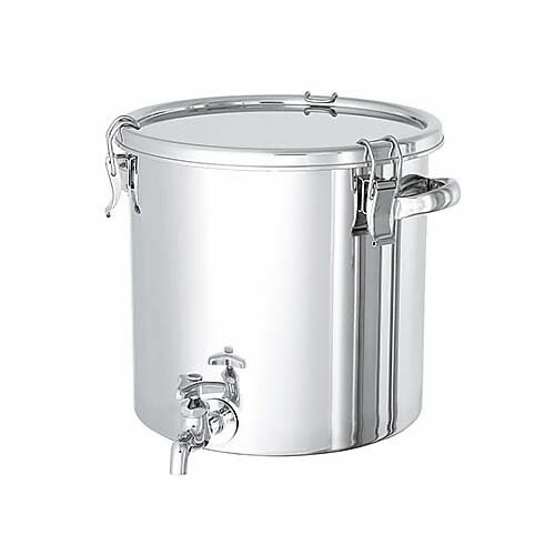 蛇口付ステンレス密閉タンク 7L CTH-W-21