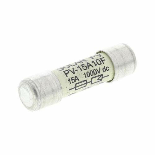 Eaton ／ Bussmann (イートン／二階建てバスマン) 管電気ヒューズ 15A 10x38粍 1kV dc PV-15A10F