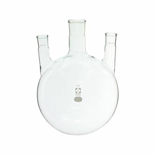 SPC三口丸底瓶 5L 030170-4551
