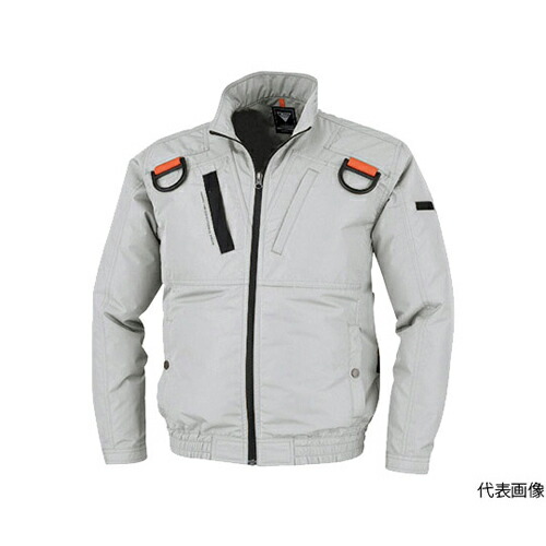 空調服遮熱ハーネスブルゾン 3L シルバーグレー XE98103-22-3L