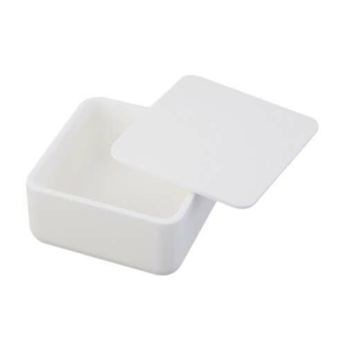 アルミナ焼成用容器 角型るつぼ 90角×50mm SSA-Tｻﾔ 90角