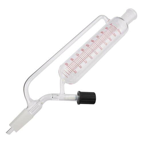 分液ロート (平衡にする型、針弁膜、目盛付) 250mL SFV250-2440 研究・実験用品-分離器機-花・ガーデン・DIY