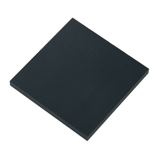 樹脂サンプルプレート ABS・黒 □50*4mm 1袋 (20枚入) ABSB-□50-4