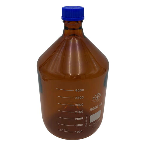 ねじ釘口メディウム瓶 (遮光) 5000mL 2070H／5000