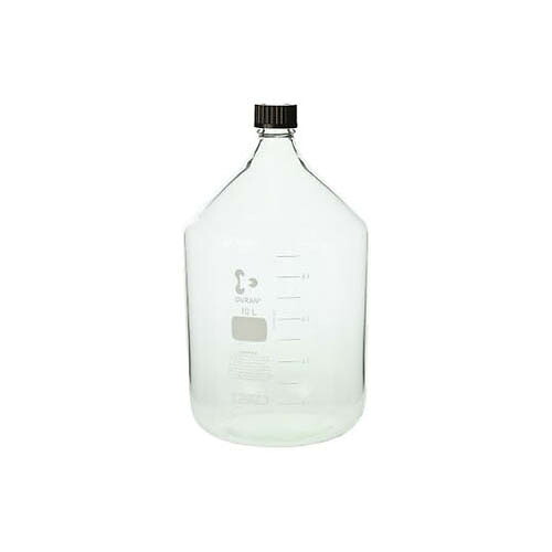 ねじ口瓶丸型 (デュラン (R) ) 赤旗がしら付 10000mL