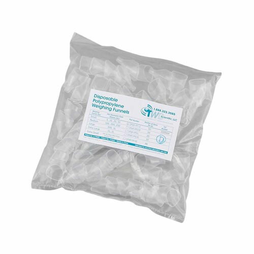 プラスチック秤量皿ロート ノーマルタイプ 60／25mL 10個入 DPWF-PP4-XL