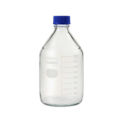 耐熱ねじ口瓶 (液切輪っか付) GL-45 2000mL 10本入 NBO-2L-SCI