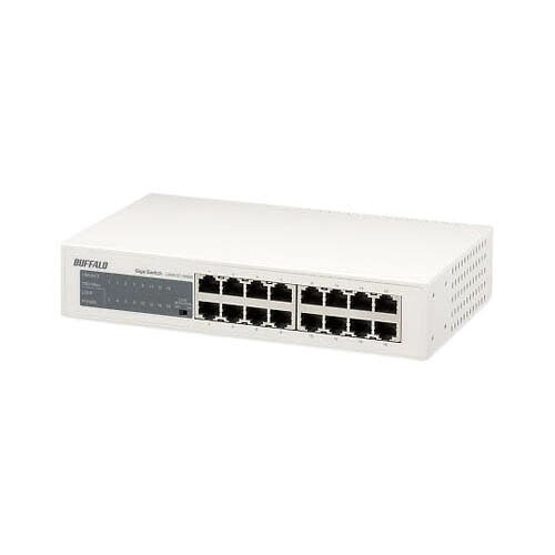 Giga相応う スイッチングHub 金属元素筺体／ワット数内蔵模範例 16界面模範例 LSW4-GT-16NSR
