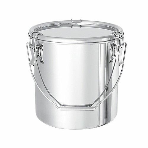 テーパー型ステンレス密閉式タンク 吊り下げ TP-CTB-27 A型バイトンパッキン付 15L TP-CTB-27／PFA