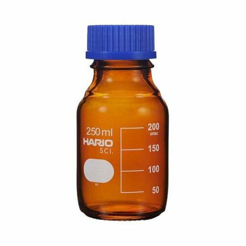 耐熱ねじ口瓶 (液切り身輪っか付き添い人) 茶 250mL 10本入 NBB-250