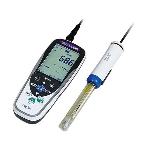 ポータブルPH計 (PH電極セット) JQA検定付 マイラナ 1ch MM-41DP-PH-JQA