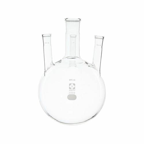 SPC四口丸底瓶 2L 030180-342