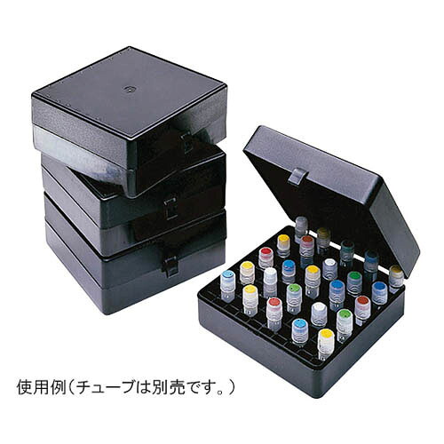 遮光プラスチッククライオボックス 100本収納 5個入 06755-21