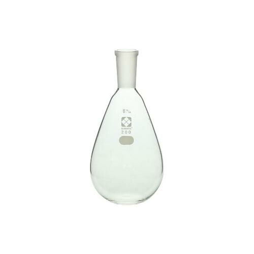 共通平底なす形フラスコ 19/38 200mL 005400-19200