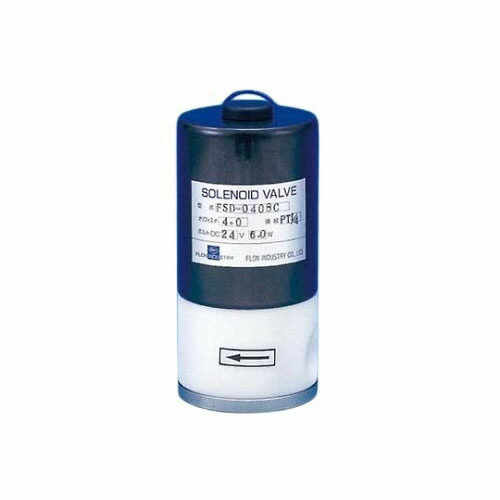 PTFE2方刃針電磁弁 FSD-0408C DC24V F-2364-003