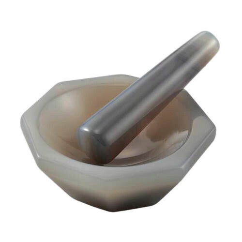 メノー乳鉢(浅型) 直径80*直径100*24mm 乳棒付き