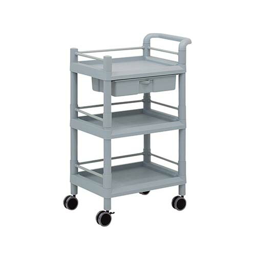 楽天市場】モバイルストレージカート(ガード枠付) 3段 651*441*858