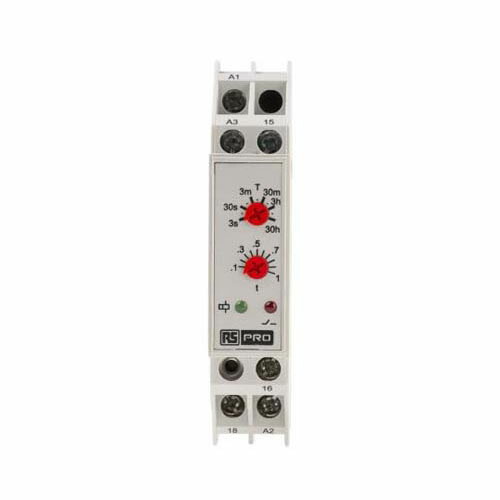 遅延リレー オンディレー シングル動作 24 V ac／dc、110 V ac DINレール 896-6816