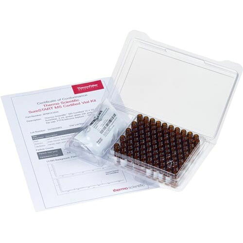 SureSTARTバイアル (品質証明書付き) 2.0mL 褐色 (青色キャップ) 1箱(100本入) 351W