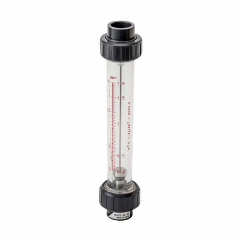 ACシリーズアクリル管式フローメータ 水用 5~30L/min 20ATS SUS316 AC-2030-6T-P|Pro Lab. & Healthcare Shop
