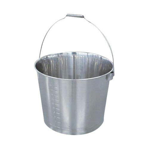 18-8 目盛付バケツ パイプ取手 約15L SH-641BPH｜Pro Lab. ＆ Healthcare Shop