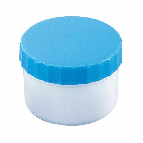 プラ軟こう壺 (深型) 110mL 1箱100個入 青 EOG滅菌済