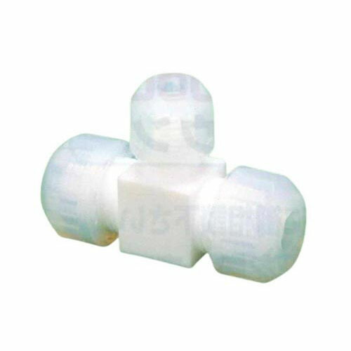 USL-PTFE 繋ぎ合わせるあと取り異径T型 8差しわたし*12差しわたし 00U-097-05N