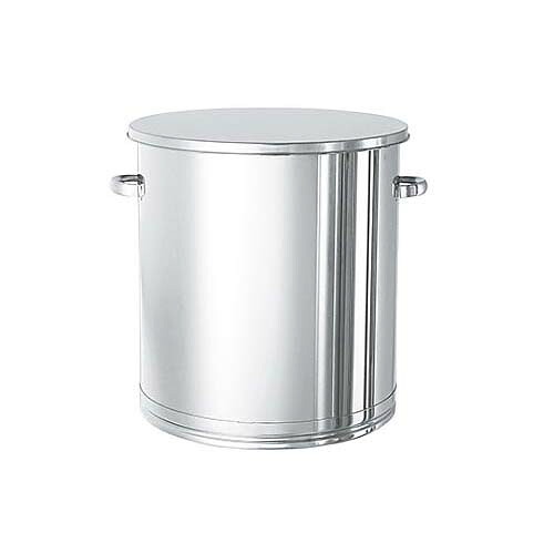 ステンレス鋼貯蔵タンク 御手掛け・ヒラ蓋付 400L ST-77