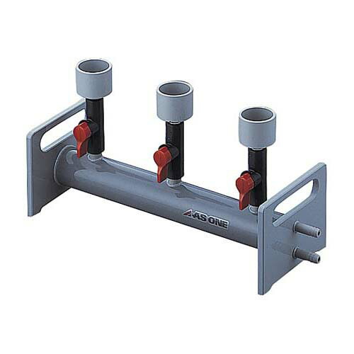 フィルターホルダーマニホルド (塩化ビニル基製) 3連式(こし器社会的単位)