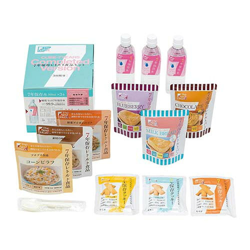 7年保存レトルト食品セット 3日分*4セット CUBE-7YEARS The Next Dekade Completed Version|Pro Lab. & Healthcare Shop