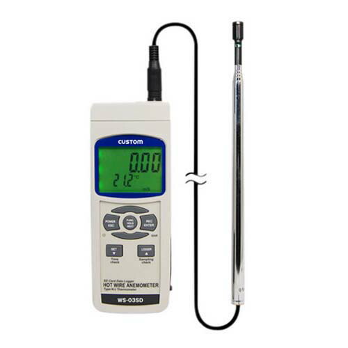 楽天市場】データロガー熱線式デジタル風速計 AM-4214SD J（AM-4214SD