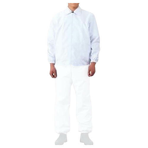 フッ素脂厚地の外套耐薬上着 L JP-02(T)
