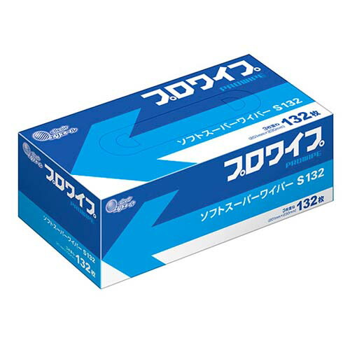 エリエール プロワイプ ソフトスーパーワイパーS132 （132枚/箱&times;36箱入）703130｜Pro Lab. ＆ Healthcare Shop