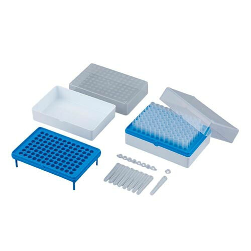 サンプルチューブ (BIOTUBETM) ラック 8連 未滅菌 1ケース (8連*12本／ラック*10ラック入) T100-3B｜Pro Lab. ＆ Healthcare Shop
