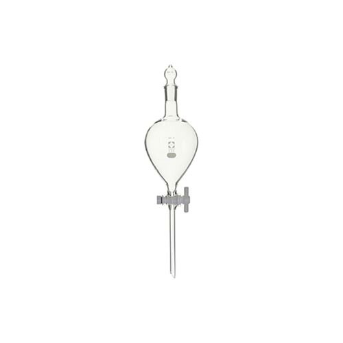 SPC分液丸型ロート PTFEコック付 300mL 031230-300