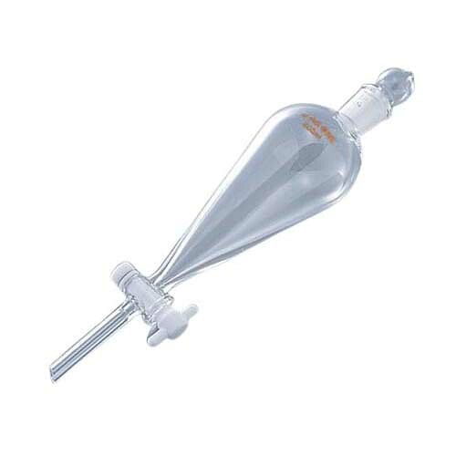 スキーブ型分液ロート テフロン (R) プラグ付 250mL｜Pro Lab. ＆ Healthcare Shop 8,203円