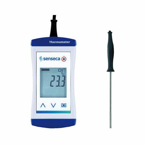 パウダーコンパクト高正確性気温計 差しわたし3粍浸漬プローブ 目盛り調整基礎づける書き出し ECO121-3
