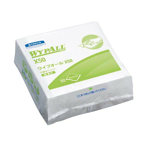 ワイプオールX50 4つ折りタイプ 50枚*18袋入 60550