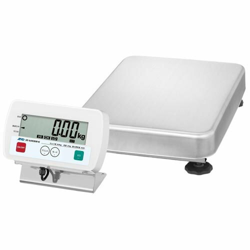 検定付きはかり フレーム 鉄製 防塵・防水台はかり SE-Kシリーズ(ポールなし) ひょう量：60kg 最小表示：20g SE-60KBM-K