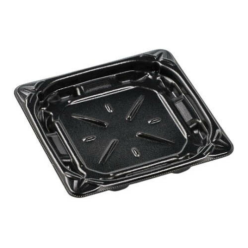 飾り気の無い式ボンネット風呂敷き包み(一皿入れもの) MFP食べ物屋17-17内嵌合本体 黒 170*170*26 450個入り口・入口 MFP食べ物屋17-17ウチカンゴウホンタイ クロ 1入れもの(18個*25袋入)