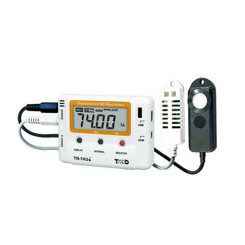 紫外線・照明・温湿度見聞ロガー TR-74Ui
